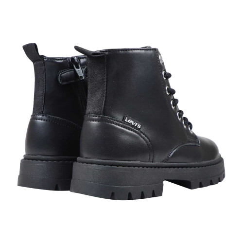 (2.5 UK, Black) Levis Childrens/Kids Pasadena Combat Boots 1