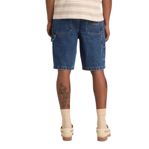 Timberland (S, Blue Wash) Timberland Mens Denim Plain Shorts 1
