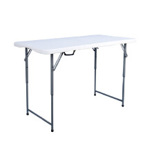 Oypla Heavy Duty Folding Catering Garden Trestle Table - 4ft, White