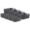 Curver Curver Jute Basket Bundle 4x Small 4x Medium, Deep Shadow Grey 1