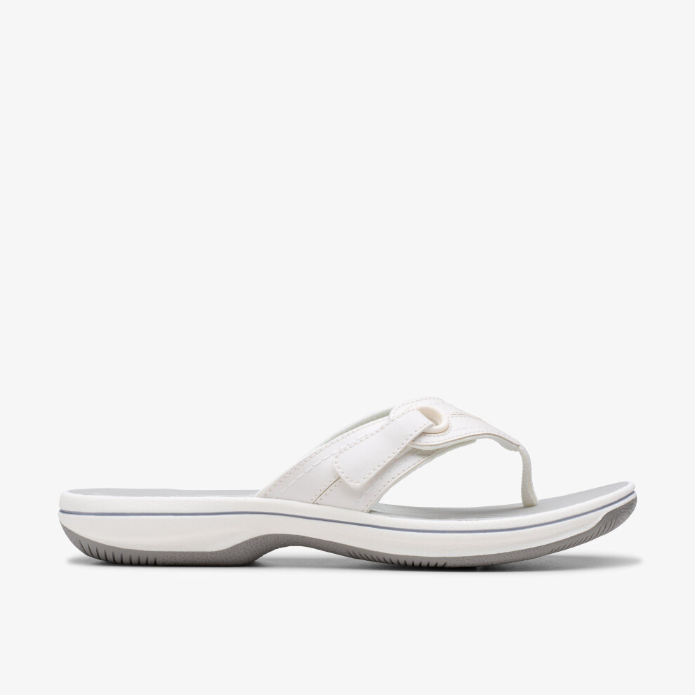 Clarks - Women's - Sandals - Brinkley Reyna - White - Size 5 - Image 5