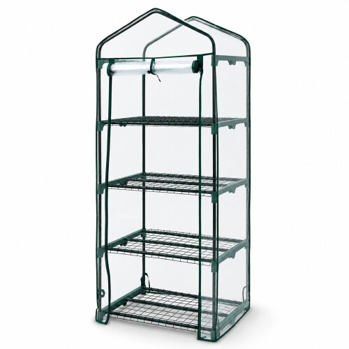 Oypla Replacement Spare PVC Cover for 4 Tier Mini Growhouse Garden Greenhouse