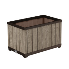 Signature Rectangle Planter - Ashwood Brown
