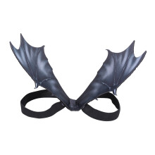 Halloween Bat Wing Pet Costume with Pumpkin Bell for Dogs Cats Large