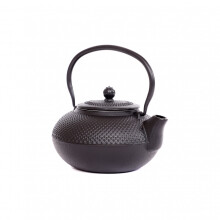 Oypla 1.5L Japanese Style Testsubin Cast Iron Hob Nail Teapot with Stainless Steel Infuser