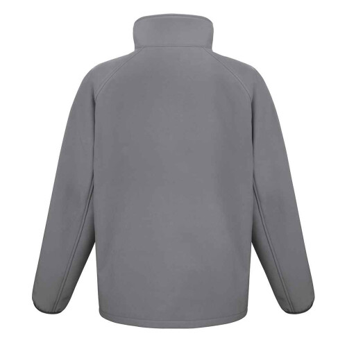 (L, Charcoal/Black) Result Core Mens Printable Soft Shell Jacket 1