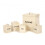 Oypla Oypla 5 Piece Cream Kitchen Canister Storage Tin Set Bread Biscuits Tea Sugar Coffee 1