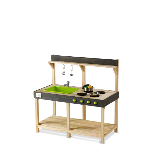 EXIT TOYS EXIT Yummy 100 Wooden Mud Kitchen – Natural