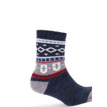 (3/6, Navy) Trespass Unisex Mid-Length Sock Cushioned Larsen