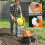 Outsunny Outsunny 1500W Electric Tiller with 40cm Working Width, 20cm Tilling Depth 8