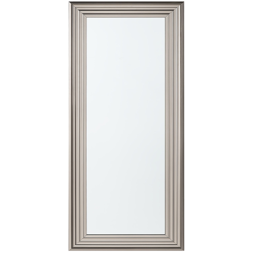 Beliani Wall Mirror CHATAIN 50 cm 130 cm Silver