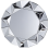 Beliani Wall Mirror HABAY 70 cm 70 cm Silver 1