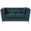 Beliani Sofa 2 Seater GAULA Velvet Teal 1