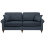 Beliani Sofa 3 Seater OTRA Fabric Dark Grey 1