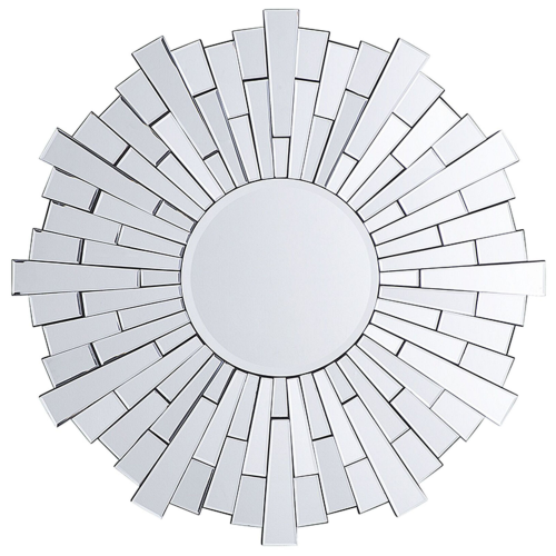 Beliani Wall Mirror VIRE 70 cm 70 cm Silver