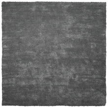 Shaggy Rug DEMRE Dark Grey 200 x 200 cm