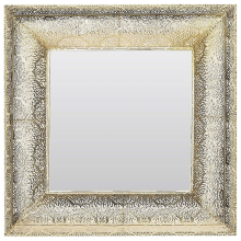 Wall Mirror PLERIN 60 cm 60 cm Metal Gold