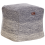 Beliani Pouffe HIRRI Cotton Light Grey 1