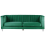 Beliani Sofa 3 Seater ARVIKA Velvet Green 1