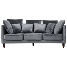 Sofa 3 Seater FENSTAD Velvet Grey