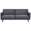 Beliani Sofa Bed 3 Seater SENJA Velvet Grey 1