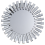 Beliani Wall Mirror CHOLET 70 cm 70 cm Silver 1