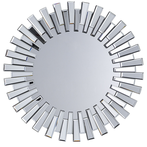 Beliani Wall Mirror CHOLET 70 cm 70 cm Silver