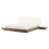 Beliani Bed ZEN 160 x 200 cm (EU King Size) Brown Ash Wood 1