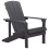 Beliani Garden Chair ADIRONDACK Dark Grey 1