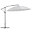 Beliani Cantilever Parasol 268 cm CALABRIA II Light Grey 1