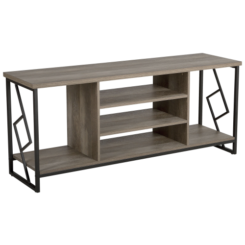 Beliani TV Stand FORRES Brown/ Black