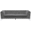 Beliani Sofa 3 Seater SOTRA Velvet Grey 1
