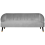 Beliani Sofa 3 Seater ALSVAG Velvet Light Grey 1
