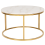 Beliani Coffee Table CORAL Marble/ Gold 1