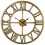 Beliani Wall Clock NOTTWIL Metal Gold 1