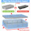 JUPELI 48L Rigid Under Bed Storage Boxes with Lids,15 cm High, 2Pack, Grey | Rigid Top, Sides & Bottom, Foldable and Stackable Design, for Clothes 5