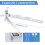 Mooche Wall Mounted Clothes Rail Chrome, Wall Clothes Drying Rack, 31CM 2