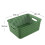 Mayish Plastic Weave Basket, Plastic Woven Cupboard Storage Baskets, Green, 6 Pack 3