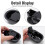 MospdyGear 2-Piece Recliner Handle Repair Kit, Universal Black Metal Release Pull with Cable for Reclining Sofas 5