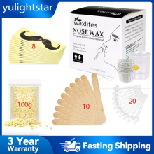 100G Nose Waxing Kit for Men and Women, Nose Hair Removal, Hypoallergenic, UK