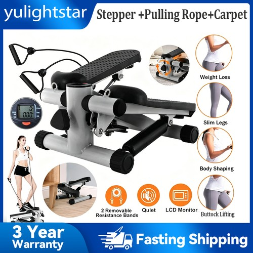 Mini Stepper-Exercise Workout Machine Home Cardio Compact Fitness LCD Display UK