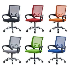 Office Chair Gas Lift Height Adjustable Desk Chair Swivel Mesh Back Work Chair