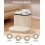 Bonlife Small Ottoman Storage Stool Folding Boucle Footstool with Lid4 2