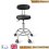 Adjustable Saddle Swivel Salon Stool with Backrest - Black Tattoo Spa Chair UK 1
