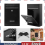 Black Large Letter Box Post Mail Box Wall Mounted Post Box Lockable With Keys UK 1