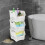 Obstnny 3-Pack Plastic Kitchen Stacking Storage Baskets Racks, White 3