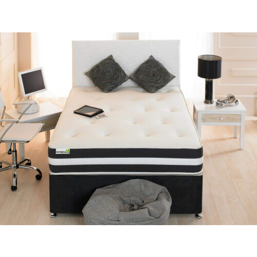 Starlight Beds Cascade Tuft Small Single Mattress, 2ft6 x 6ft3 1