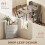 Homcom HOMCOM Folding Dining Table, Kitchen Table with Shelves Grey Wood Effect 4