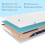 Hiimgo Folding Mattress,Small Double Memory Foam Mattress,120x190x10cm 4