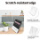 5Pcs Acrylic Book Stand Clear, Answaily Book Holders Display Shelf,Multi-Functional Display Easel,Desktop Decorative Storage Rack for Displaying 5